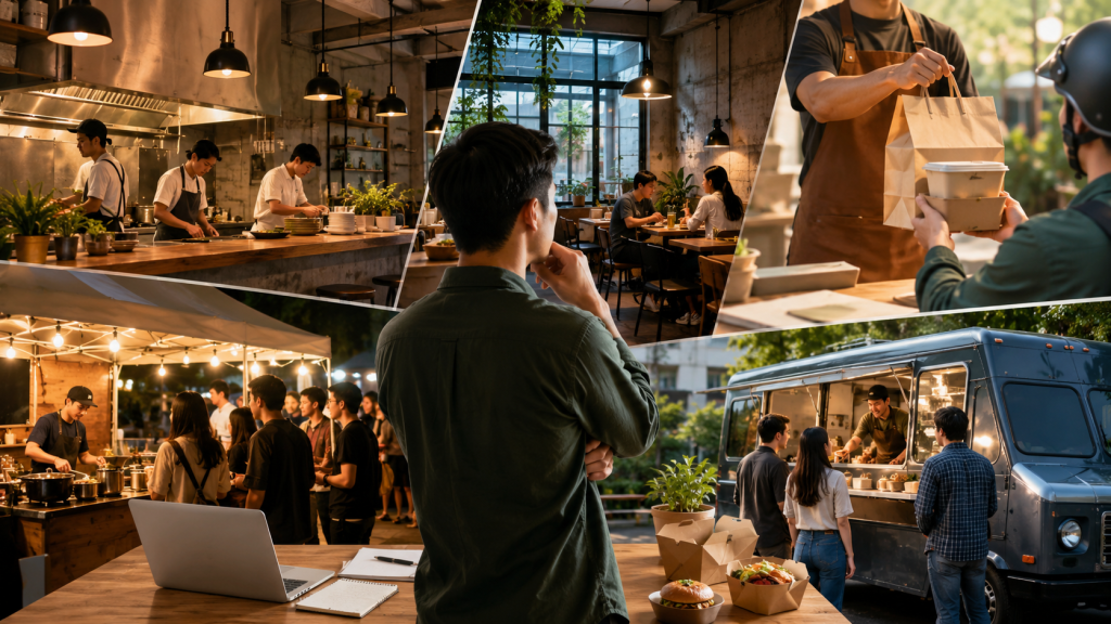 Culinary Business Ideas Collage